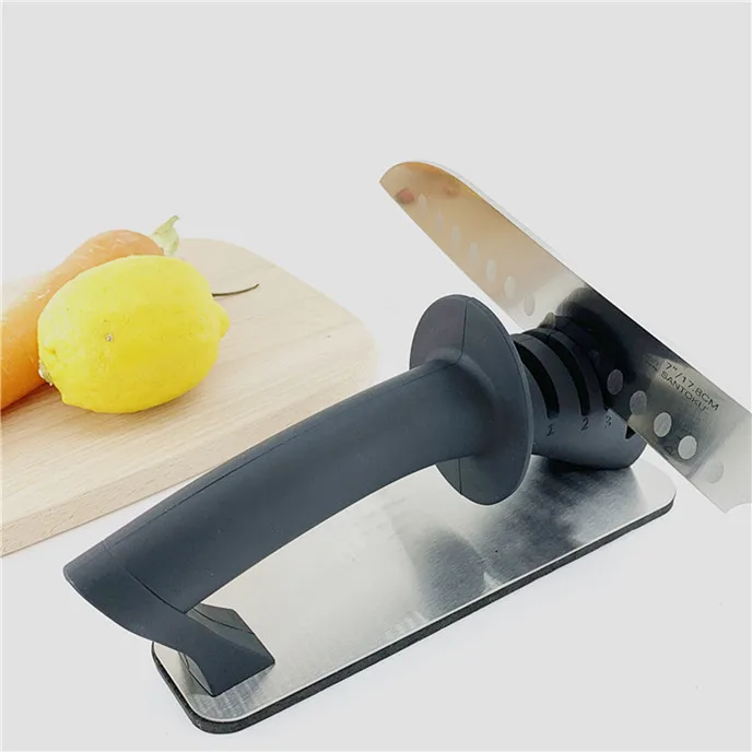 1pc Multi-function Knife Sharpener, Modern Tungsten Steel Knife And Scissor Sharpener  Tool For Kitchen