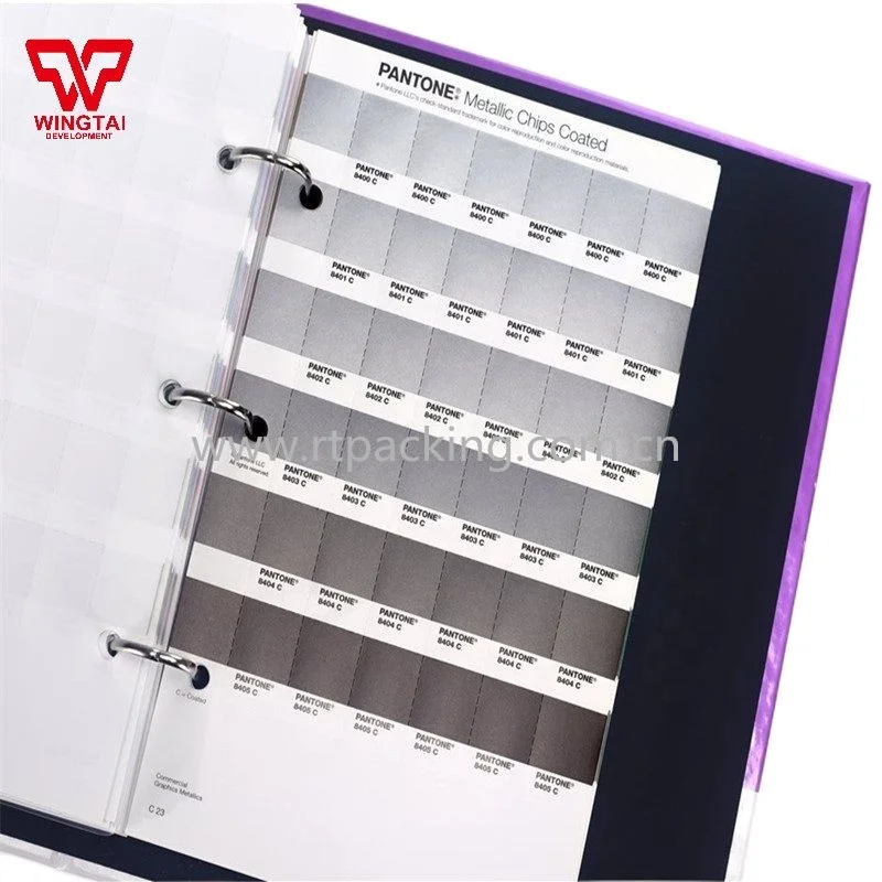 【未開封】pantone llic chips solid coated PANTONE METALLIC CHIPS BOOK