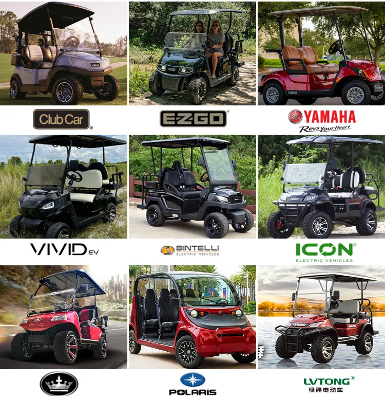 High Quality Waterproof Electric Golf Cart Battery 36v 48v 60v 72v Lfp