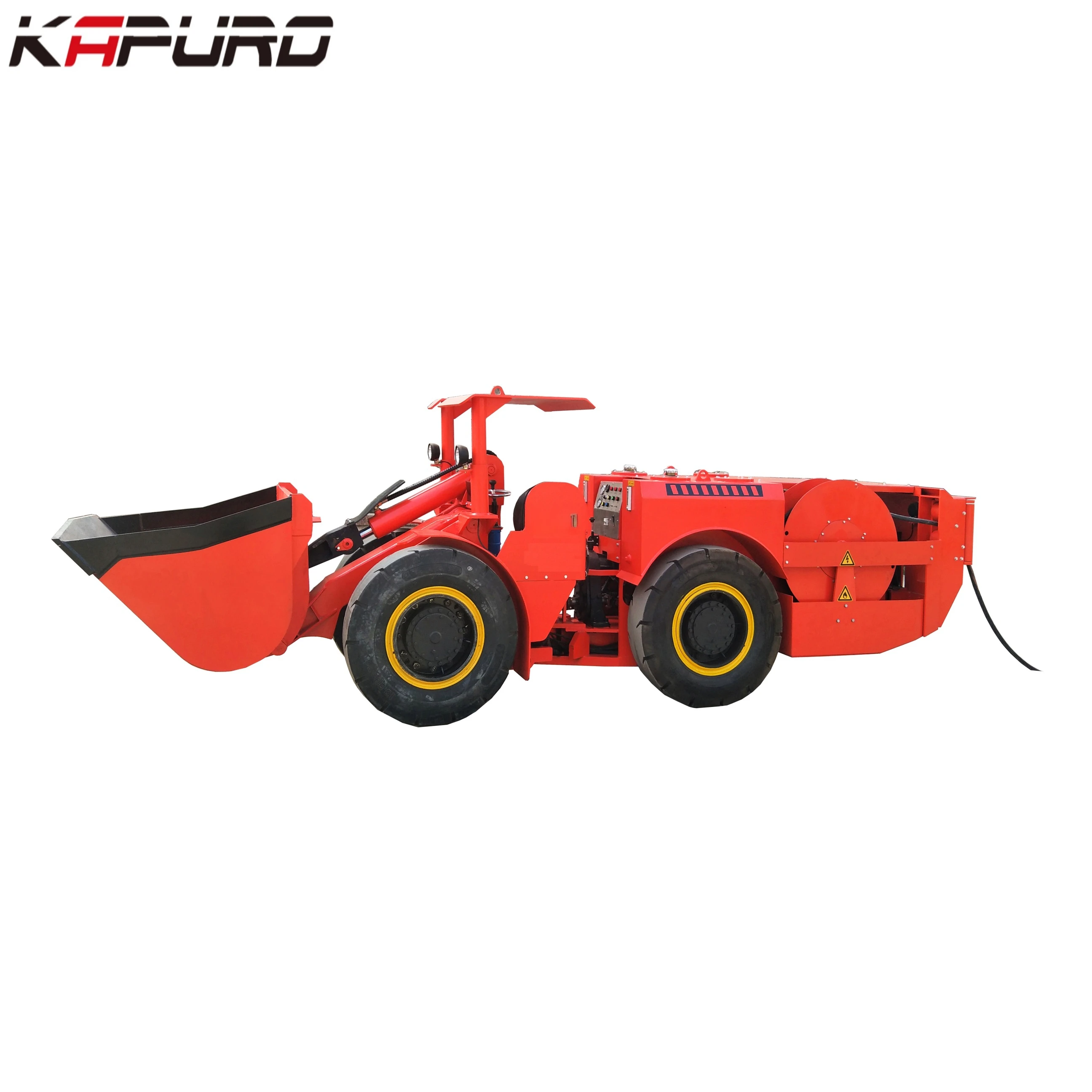 TC-100E Chargeuse Souterraine LHD Pala Scooptram 2 Ton Electric Underground Mining Loader for Narrow Vein Hard Rock