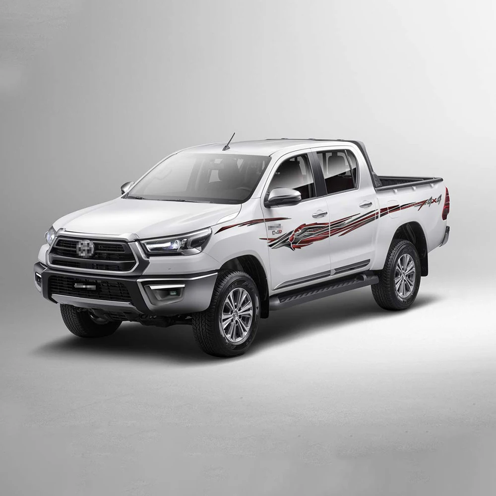 2024  New Hilux 4x4 Pickup Stripes Vehicle Side Vinyl Car Body Sticker Vinvl Decal Car Stickers for toyota