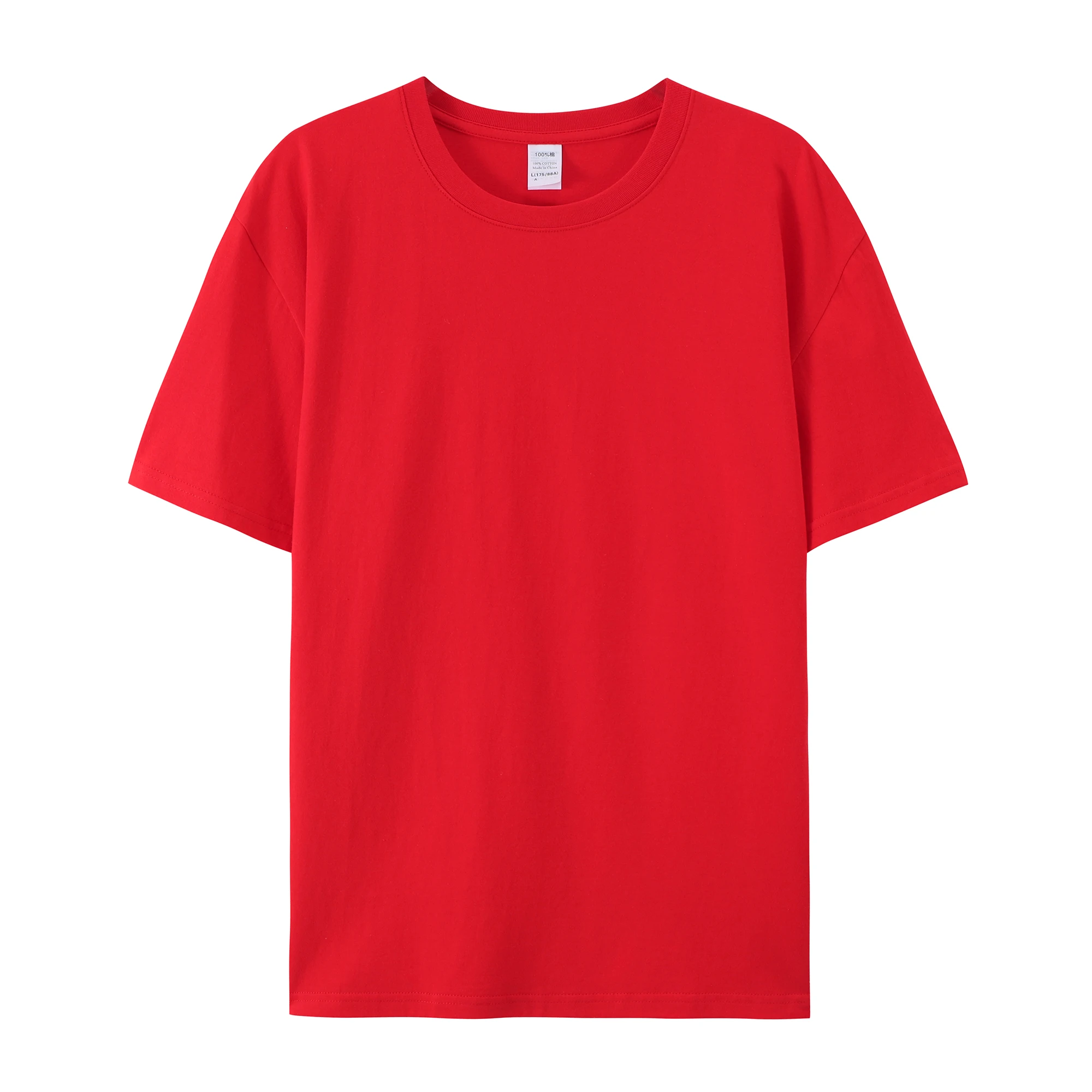 plain cotton plus size t shirts cheap