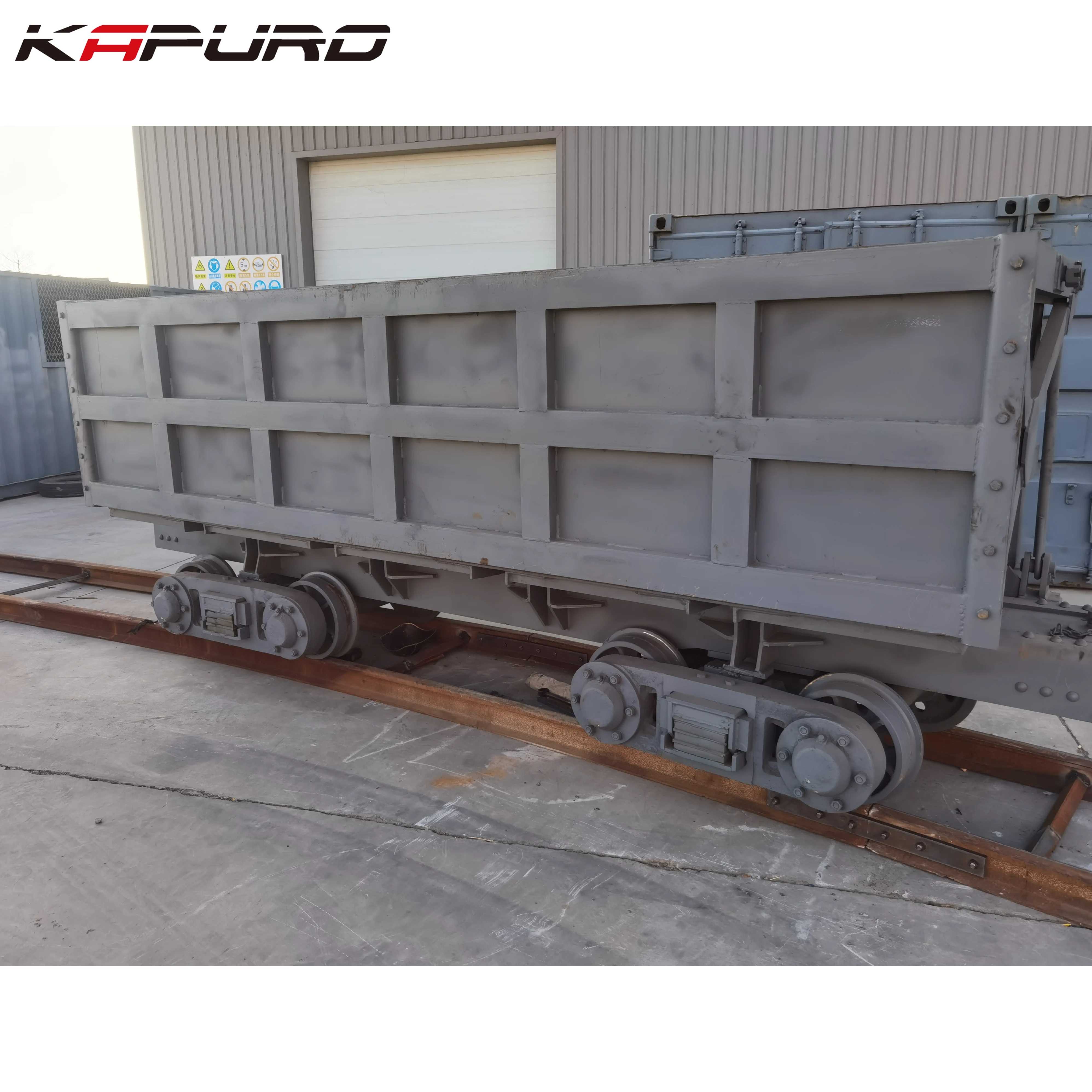 product high quality 6cbm single side dump mining wagon new condition side dumping mine cart with core bearing component-15