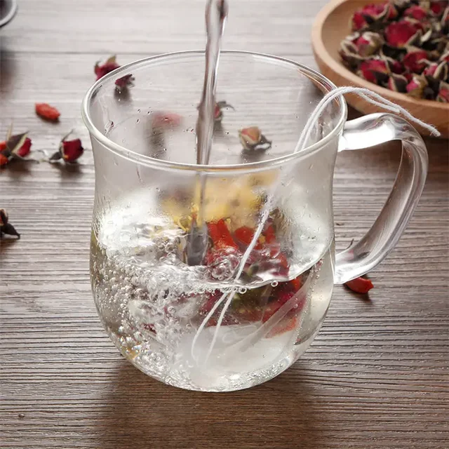 Biodegradable Corn Fiber Tea Bags Empty PLA Packaging Materials