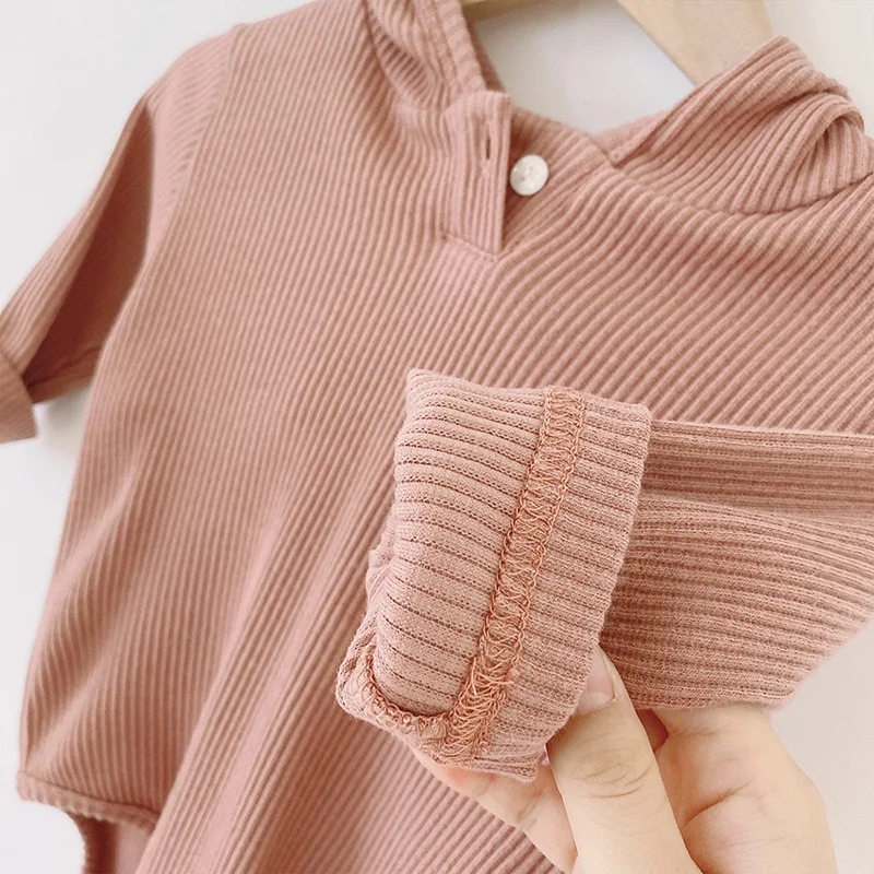 INS baby clothing spring and autumn cute rabbit ears long sleeve baby climbing clothes even hariyi children's clothing