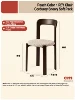 Nogal - cojín de asiento tapizado