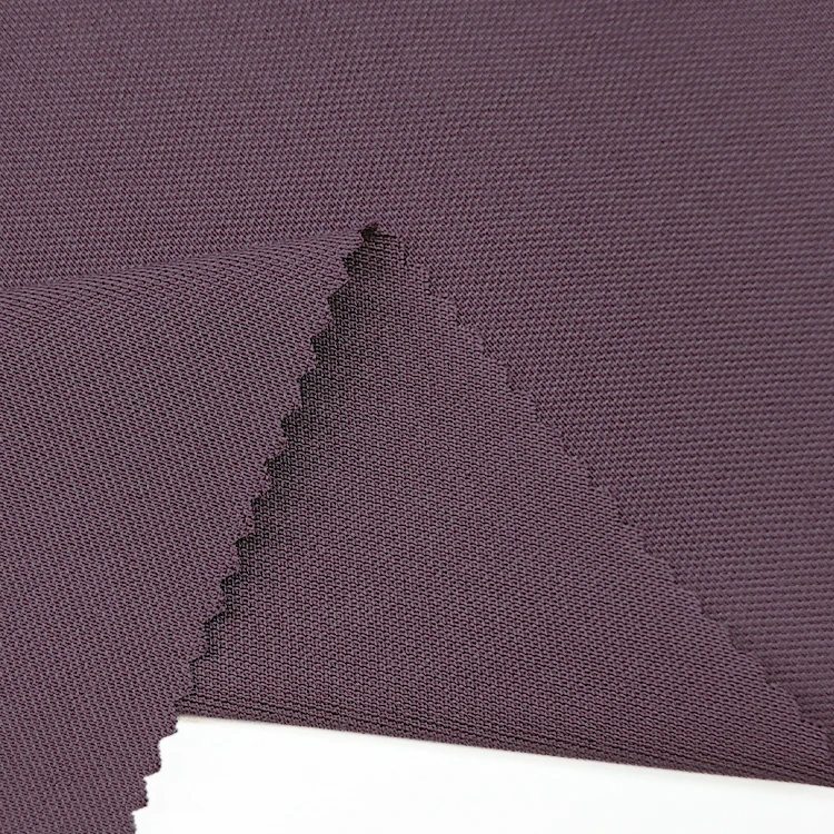 220 GSM Knit Polyester Fabric Pique Material, Custom Colors Stretch Cotton Pique Fabric for Polo T-shirt/ supplier
