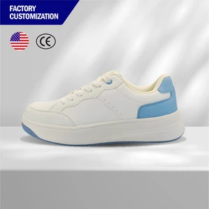 Women's Sporty Casual Lace-up Front Skate Sneakers Comfortable Closed Toe Summer Spring Autumn Skate Shoes Rubber PU Insole