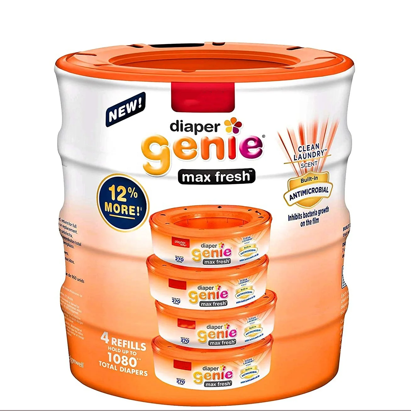 Factory Sell Cassette Diaper Pail Refills For Diaper Genie Pails Diaper