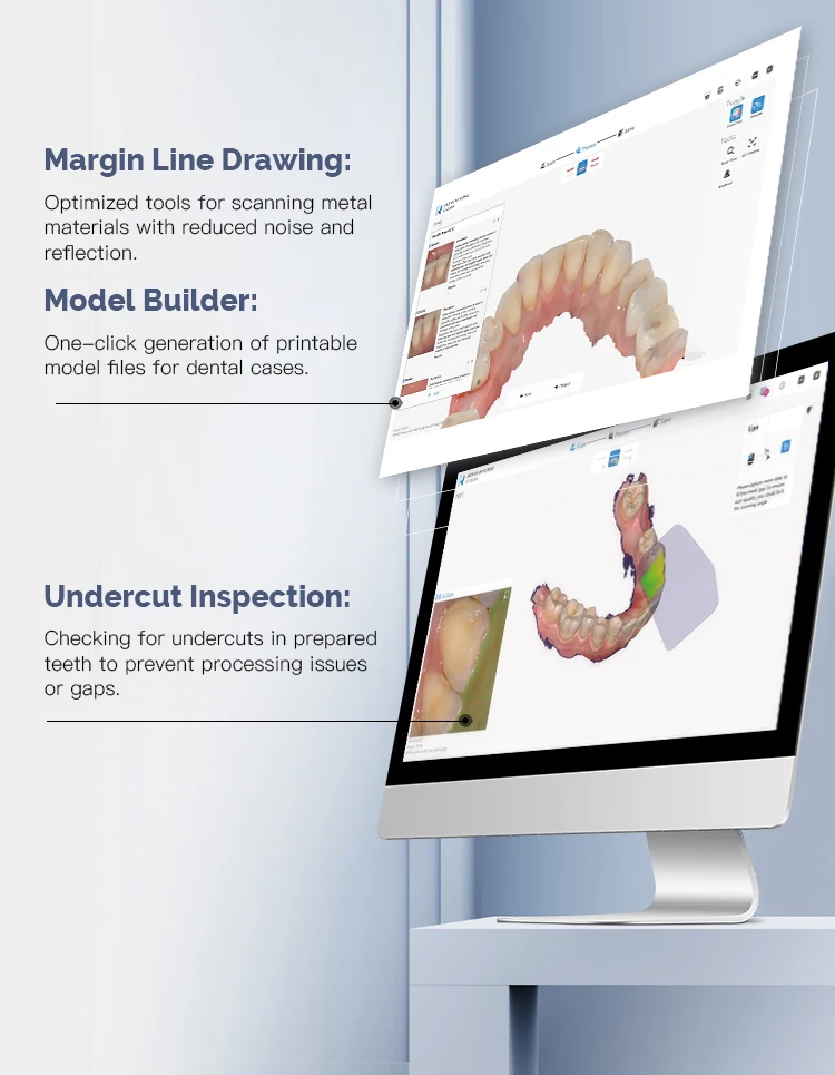 Long Lasting Azdent Dental Intraoral 3D Scanner with Software Real Dental Smart Intraoral Scanner Dental Scanner