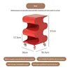 Ruote rosse trasparenti