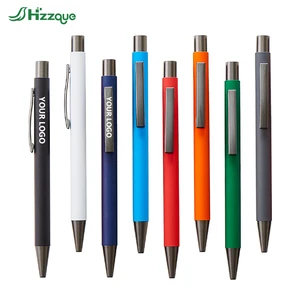 Custom Engraved Laser Logo Promotional Business Metal Ballpoint Pen Novelty Sports Style 1.0mm Writing Width Plastic for Gifts