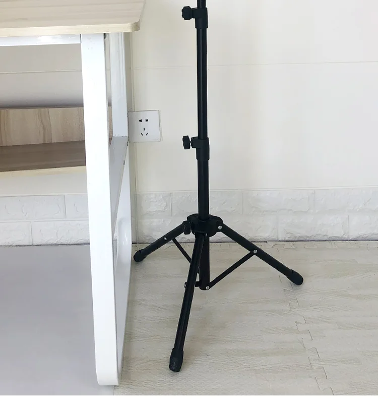 Adjustable Laptop Stand and Tablet PC Stand 4.7-12.9 Inch Metal and Plastic iPad Mobile Floor Tripod Stand