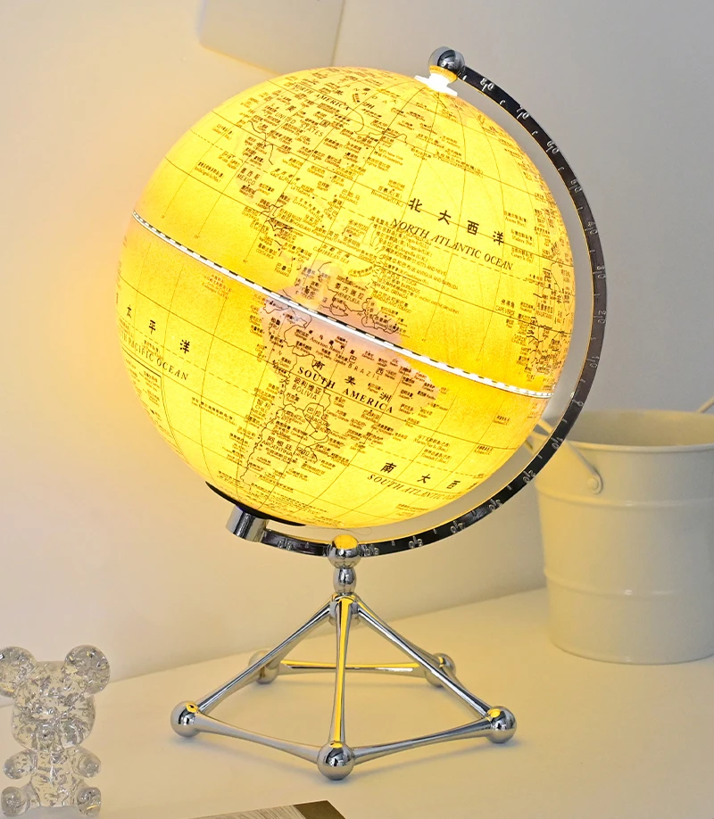 20cm Light Custom Lightup World Map Globe Earth Desk Acrylic Custom
