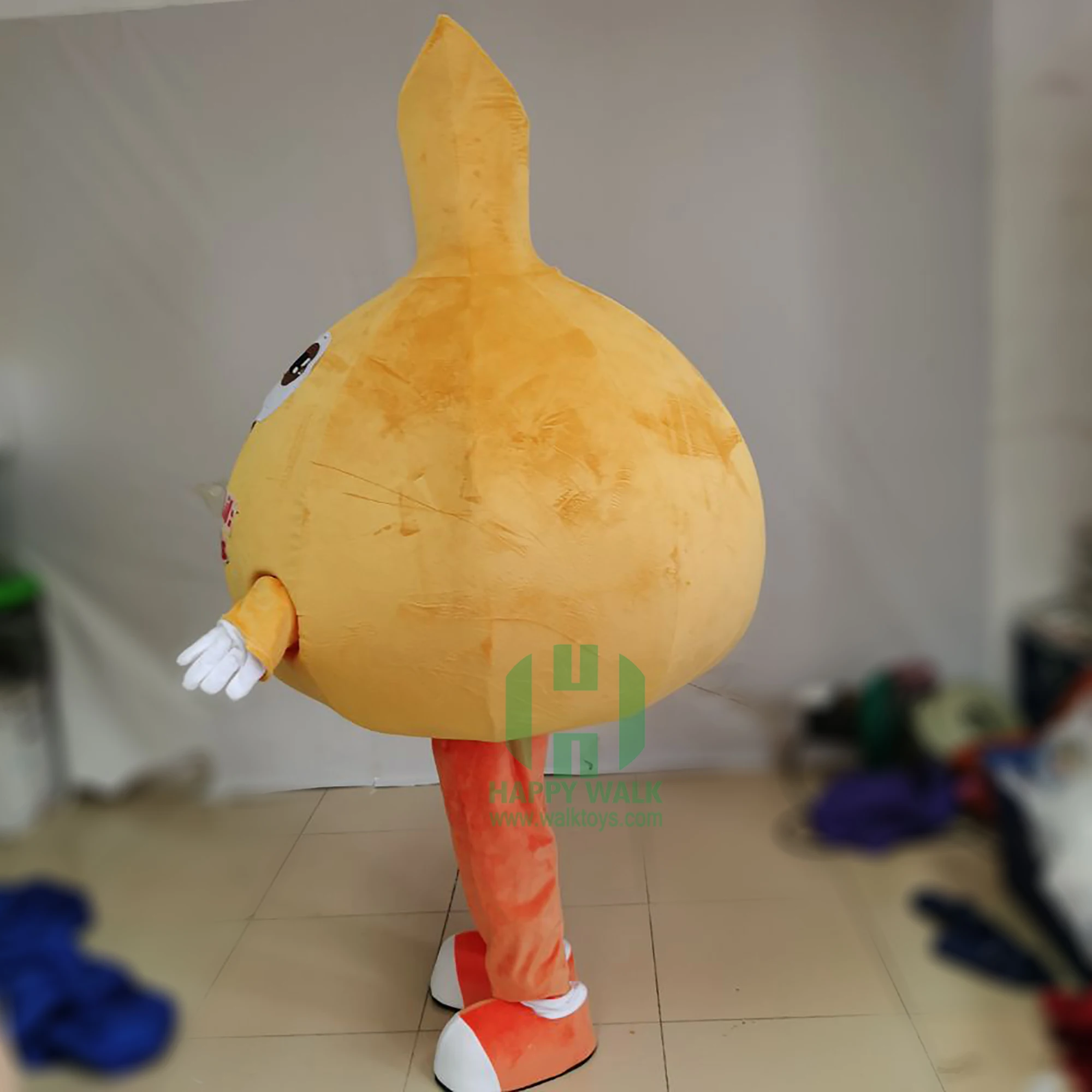 Customized Made Your Design With Logo Cartoon Cute Garlic Food Mascot Costume for Adult