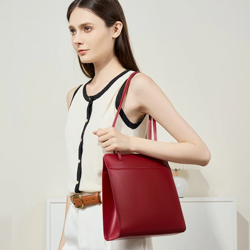 New Arrival Wholesale Factory Supply Fashionable Cowhide Leather Crossbody Shoulder Bag for Ladies Sling Bag Style