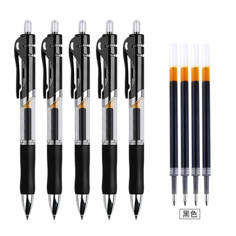 China made premium smooth writing roller retractable gel ink ballpoint pens with soft rubber grip