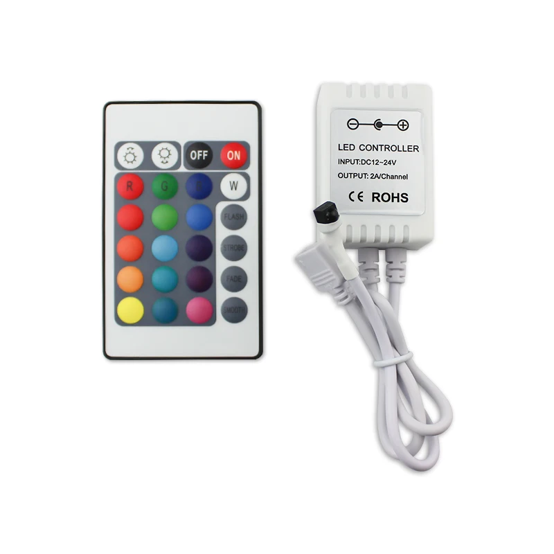 Haiku mulighed Cape Wholesale CE RoHS High Quality IR 24Keys DC12Volt 24Volt 2A 3CH RGB LED  Dimmer Remote Controller for Point Source of Light From m.alibaba.com