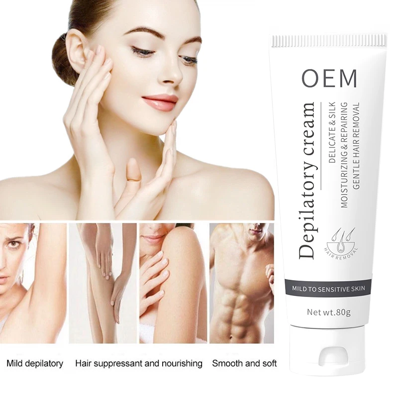 Депиляционный крем для мягкой и чувствительной кожи мягкая формула удаления волос депиляции