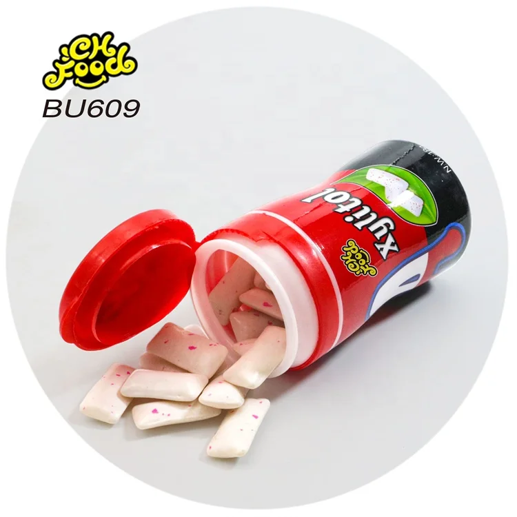 Wholesale and OEM Mix Fruit Flavor Mint Crunchy Chewing Gum Halal Snack Sweets