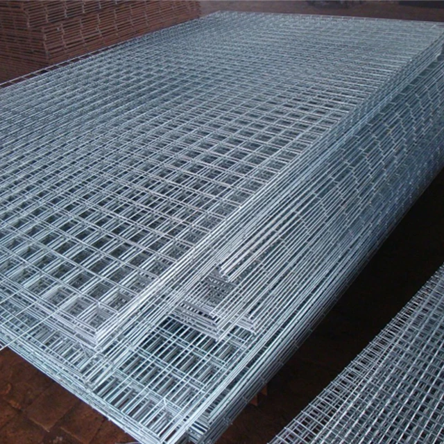 5x Welded Wire Mesh Panels 1.2x2.4m Galvanised 4x8ft Steel Sheet Metal 1" Holes 