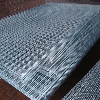 Welded Wire Mesh Panel 8ft X 4ft Galvanised Steel Sheet Metal Grid ...