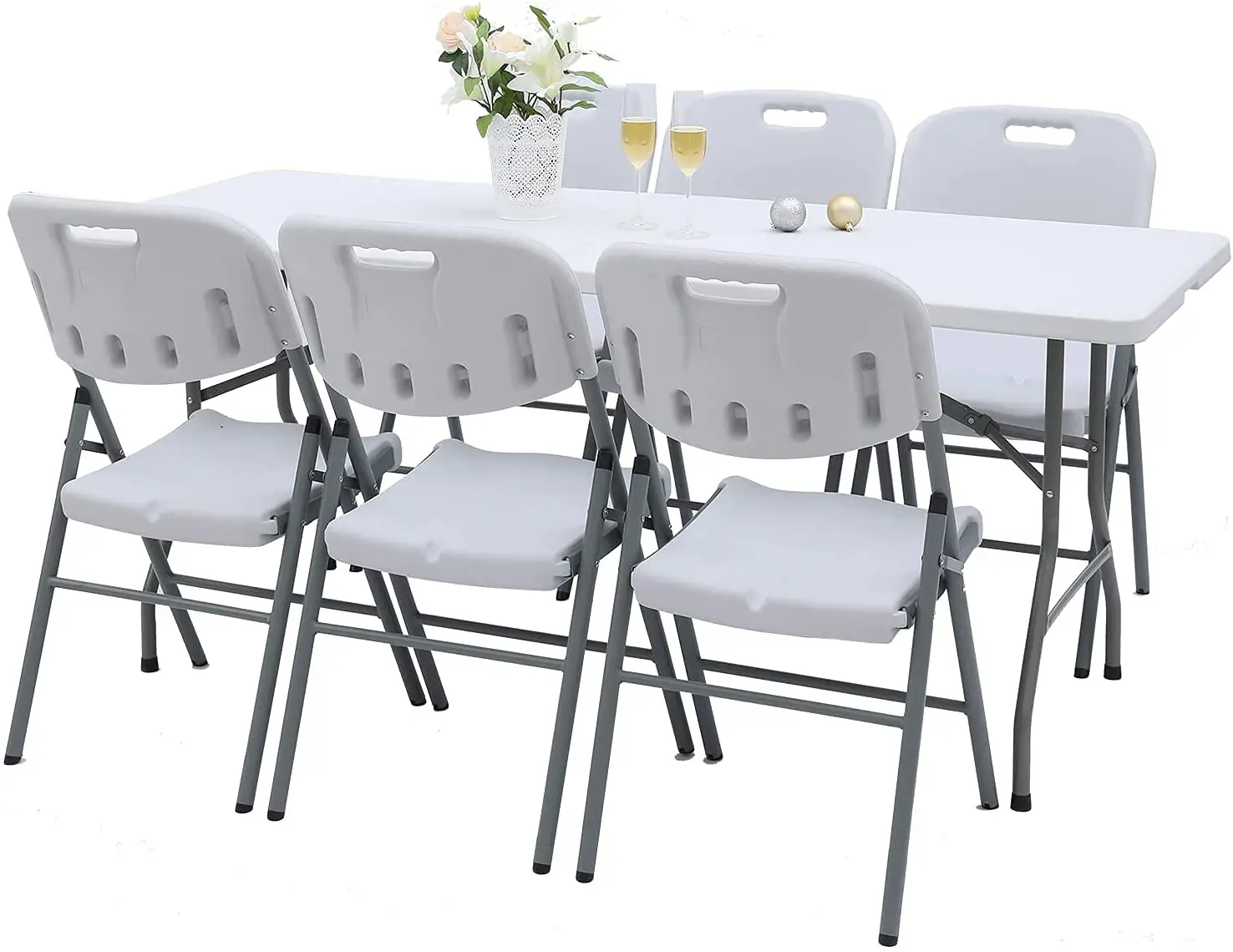 Wholesale Prices Outdoor Rental 6ft Portable Dining Hdpe Plastic