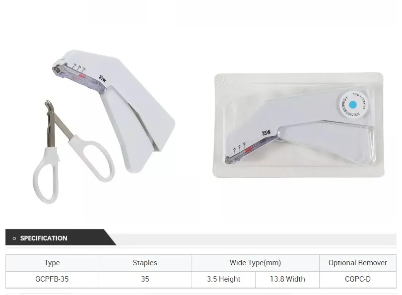 Customizable High Standard Disposable Skin Stapler And Remover Skin ...