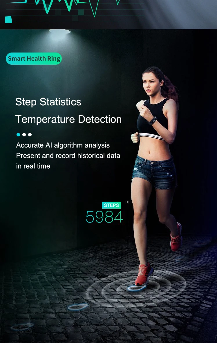 App Control Wireless Health Smart Ring Price With Blood Pressure Health ...