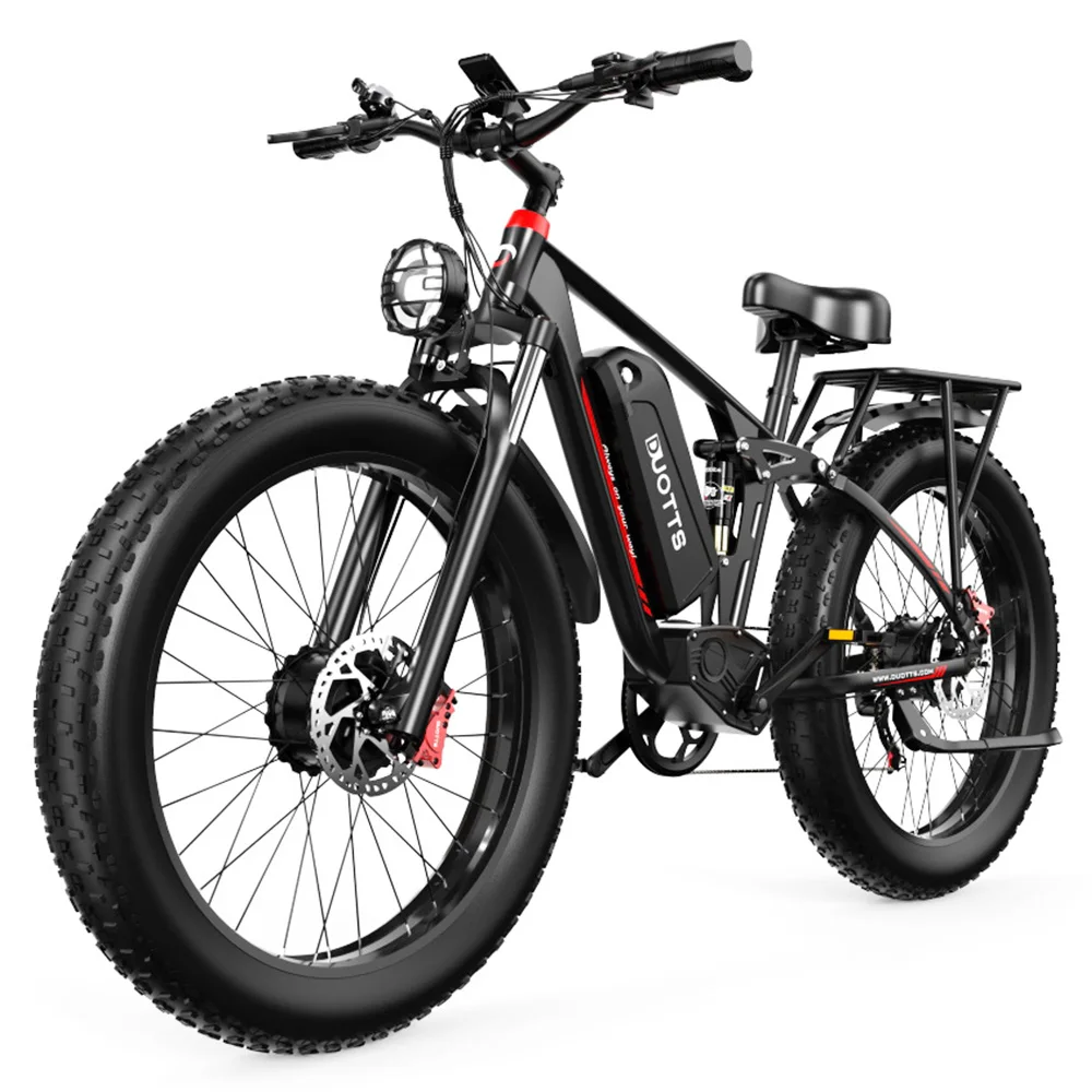 Duotts S26 1500W Ebike 120km elektrisches Fat Tire Bike 26*4.0 Snow Bike 26 Zoll Dual Motor MTB Mountainbike Voll federung Bicyc