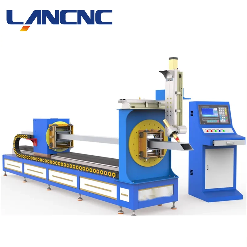 Automatic Cnc Plasma Hollow Section Cutting Machine square and Round Tube Cutting Machine