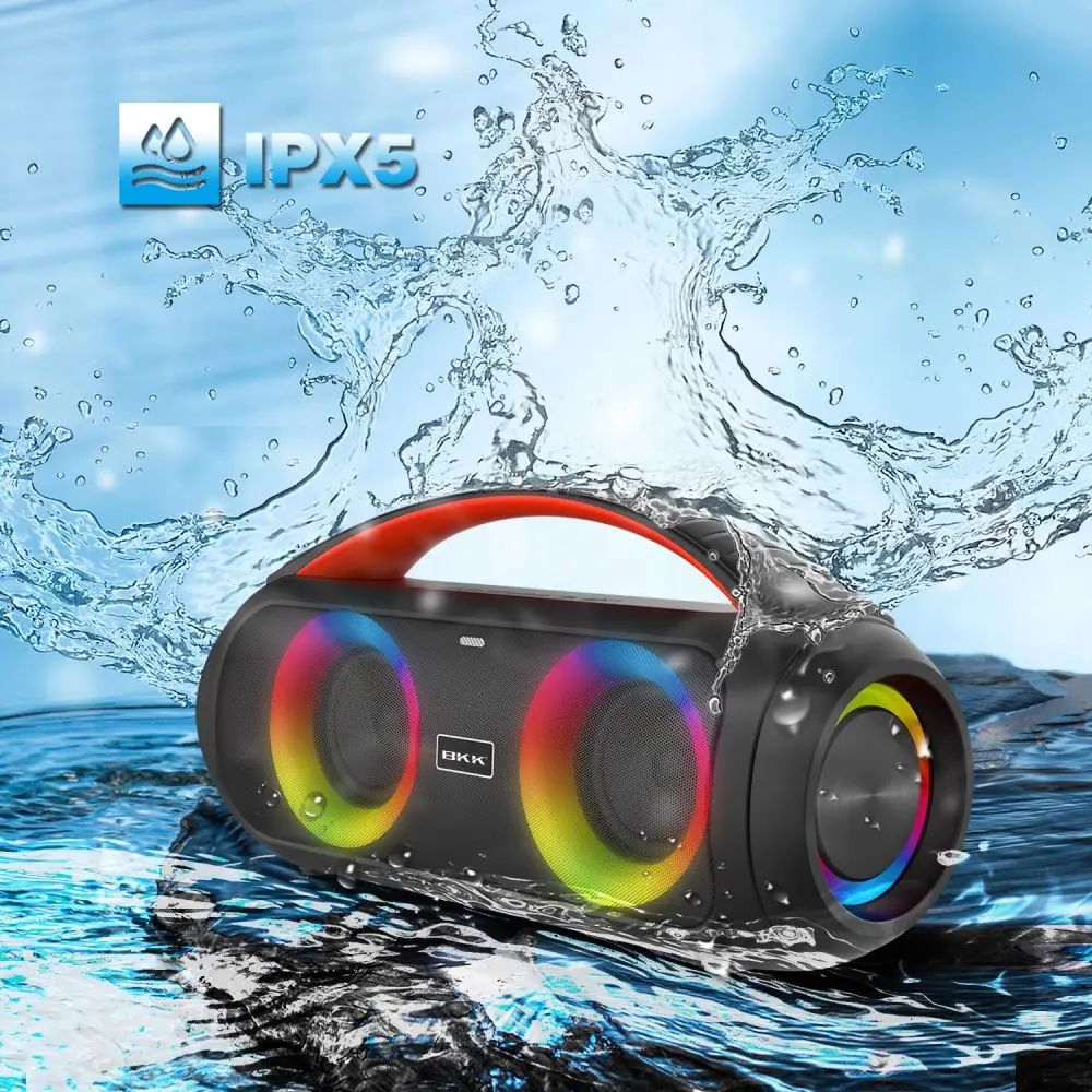 BKKオリジナル工場製IPX5防水ポータブルパーティースピーカー