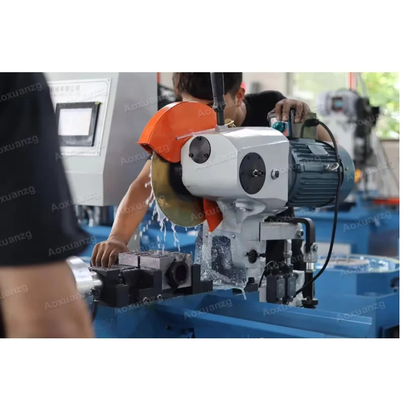 MC425 CNC Automatic Pipe Cutting Machine Steel Cnc Electric  Metal  Circular Saw Stainless Steels Tube Cutting Machine