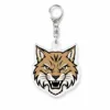 Mascota de oso grizzly rugiente