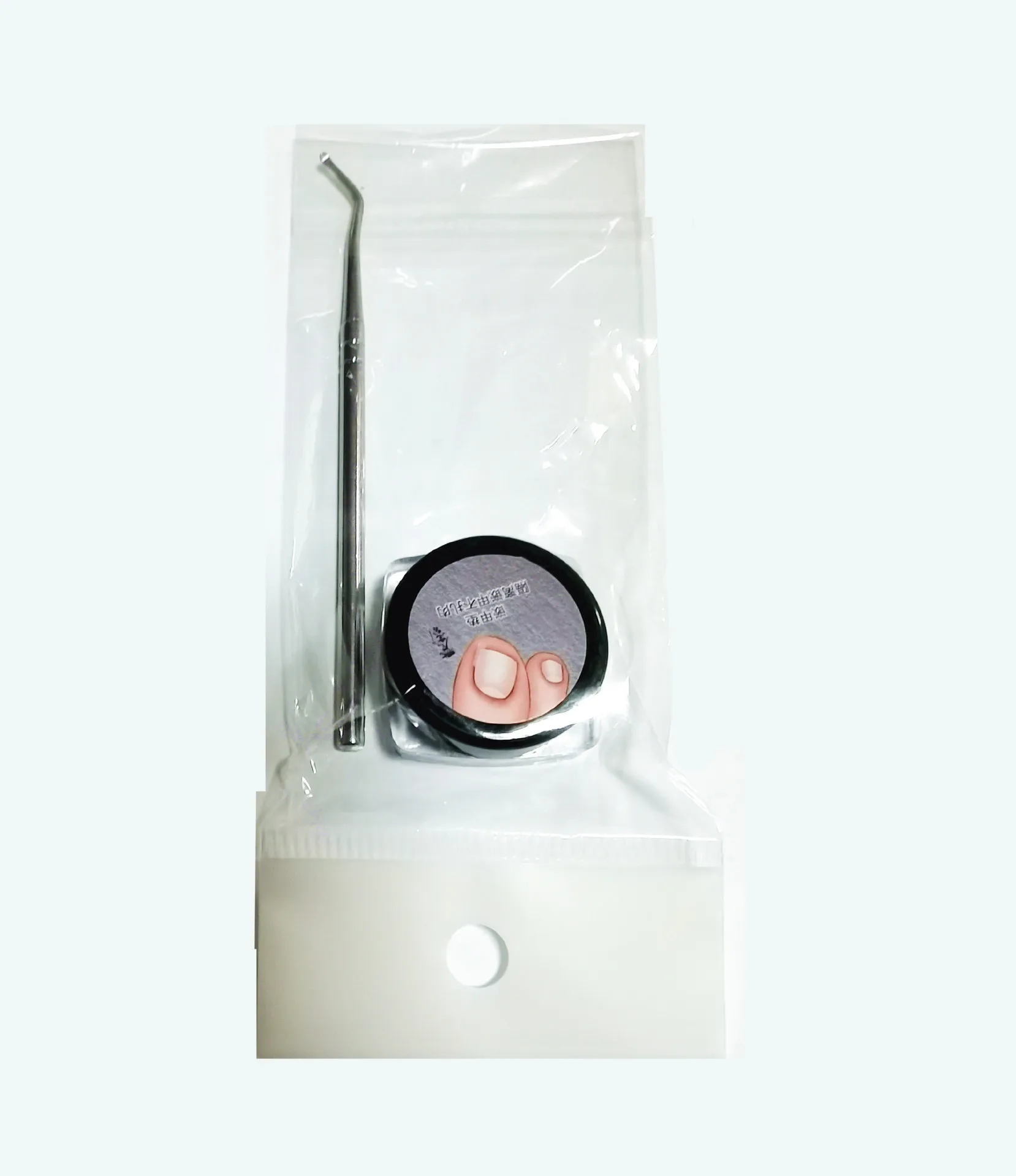 Indrown Nail Type C Pad Plastic Groove Spacer Straightener for Ingrown Nail Inflammation Filling Long Toenail Meat Paste