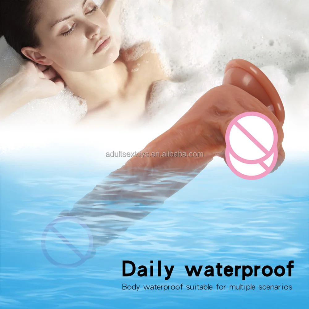 Vibromasseur raliste chauffant en silicone pais et doux de 7,9 pouces  avec ventouse pour usage adulte pour femmes et hommes