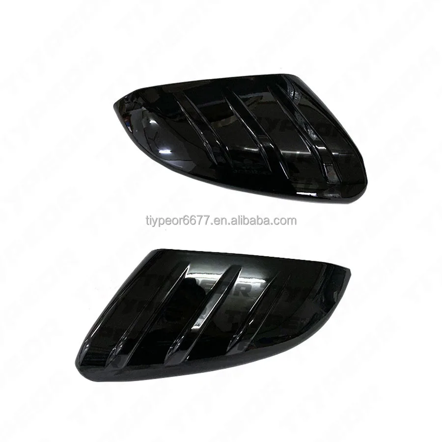 product for honda civic 10th 2016  2020 mugen style gloss black rearview side wing add on mirror cover cap-5