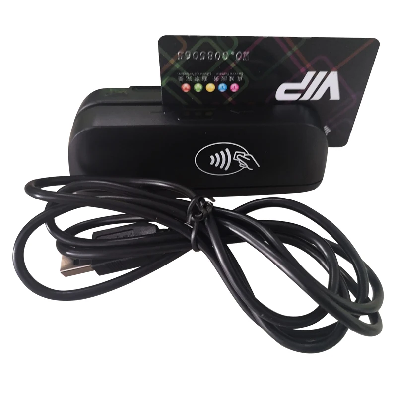USB All-in One Msr Magnetic Card Reader 1/2/3 Tracks RFID/IC Card Reader Writer