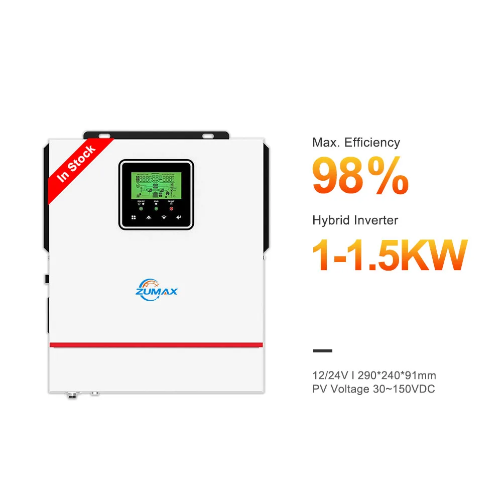 ZUMAX 1.0kw to 4.2kw Solar Inverters - Efficient Power Solutions