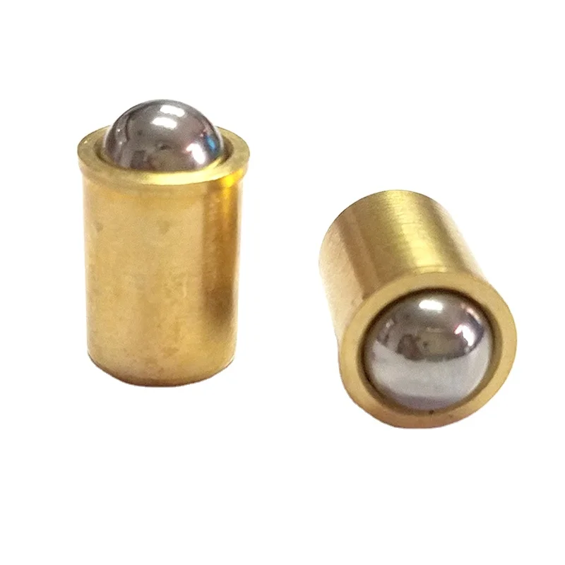 Professional Manufacture ZPFPBN Brass body and Steel ball Press Fit Ball Spring Plungers for Coffee Machine