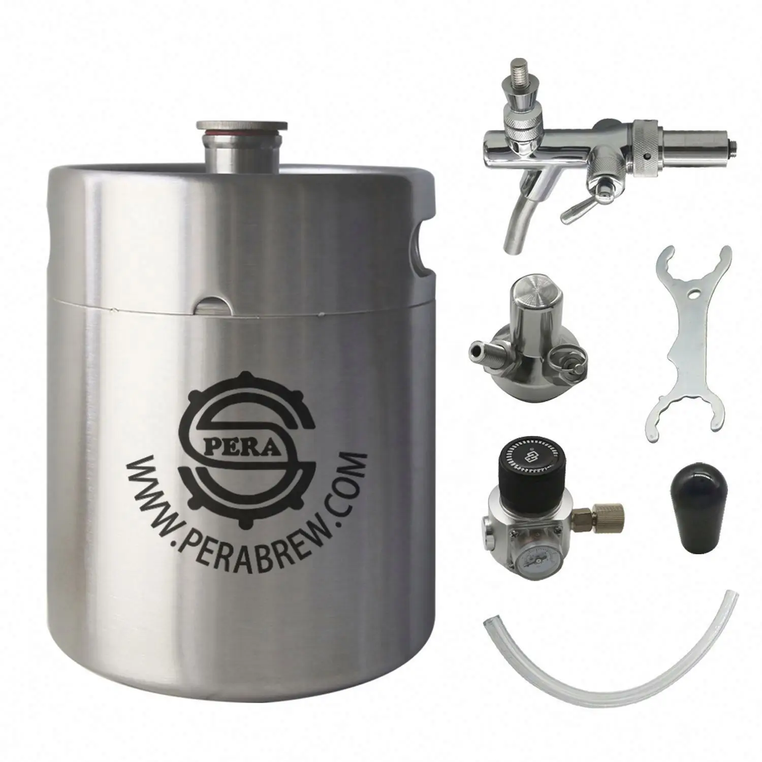 Factory Direct Set 5 Gallon Water Beer Keg Stand Litre