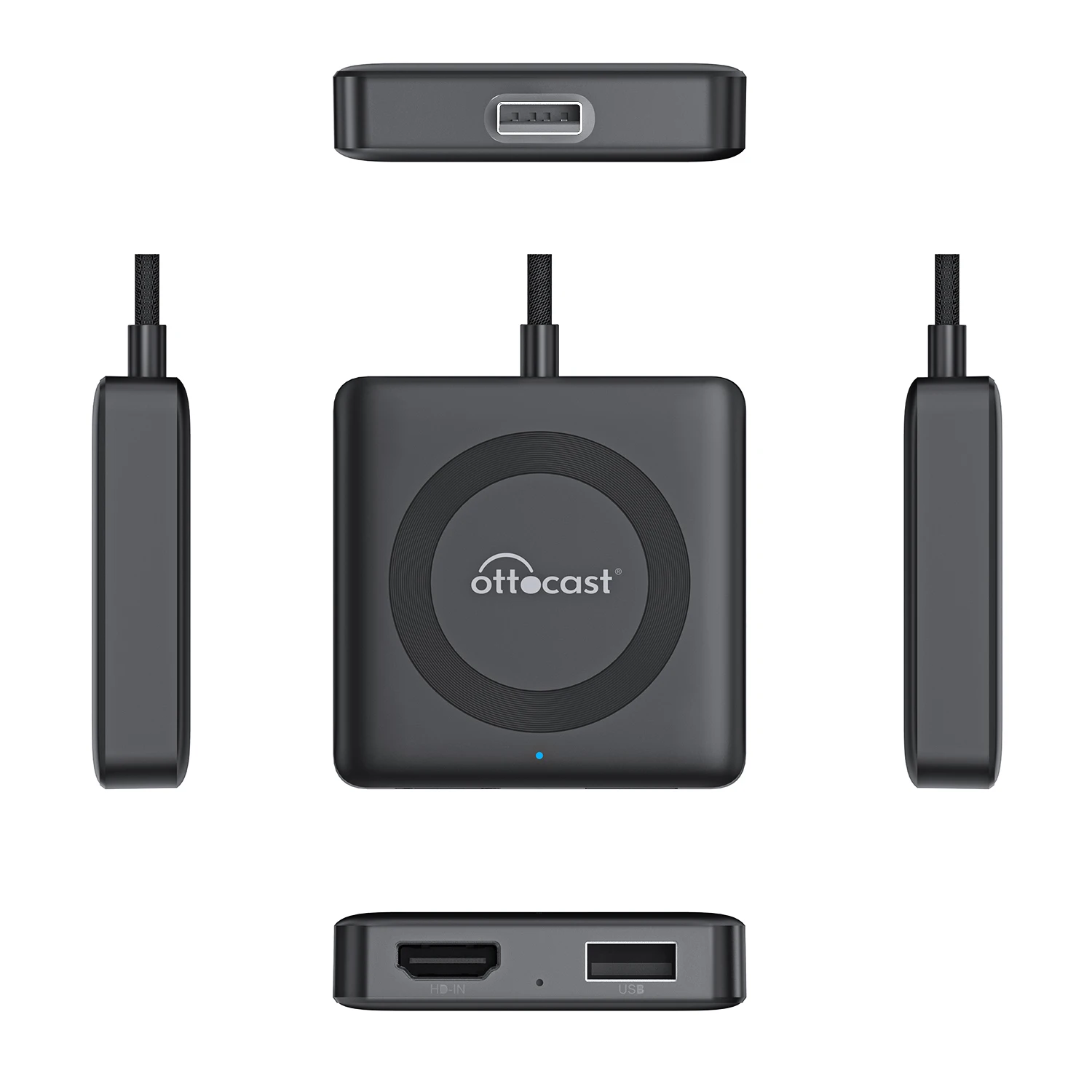Ottocast Car TV Mate - Wireless Carplay Adapter for Cars