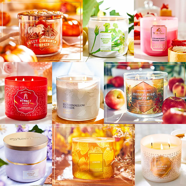 Factory Directly Supply 2022 Hot Sell Glass Jar Scented Candle Oem Luxury Aromatherapy Candles