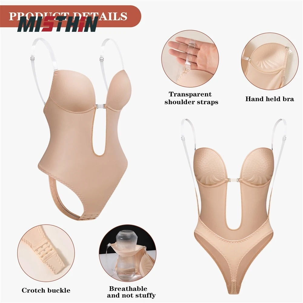 Faja Full Body Backless Bra Bodysuit Shaping Seamless Thong T Low Belly Slimming Tummy Control Shapewear Waist Trainer Shaper manufacture