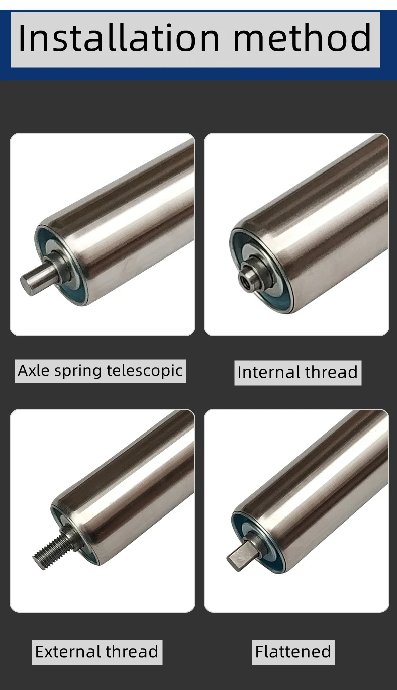 Mechanical Conveyor Belt Stainless Steel Roller Assembly Line