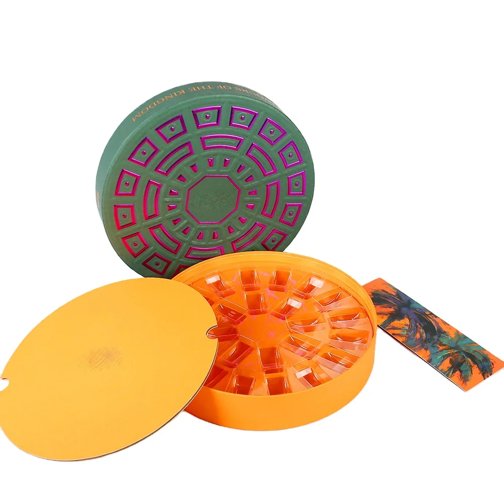 บรรจุภัณฑ์ช็อกโกแลตคุณภาพสูงแบบหรูหรา พร้อมหลอดบรรจุแบบเฉพาะตัว กล่องกระดาษพิเศษ พร้อมลวดลายฉลากแบบร้อน (Hot Stamping) และลามิเนตแมตต์ เหมาะสำหรับใช้กับอาหาร