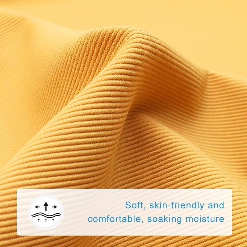 Good Quality High Elastic Rib Fabric 26% Spandex 74% Nylon 300g Multi ...