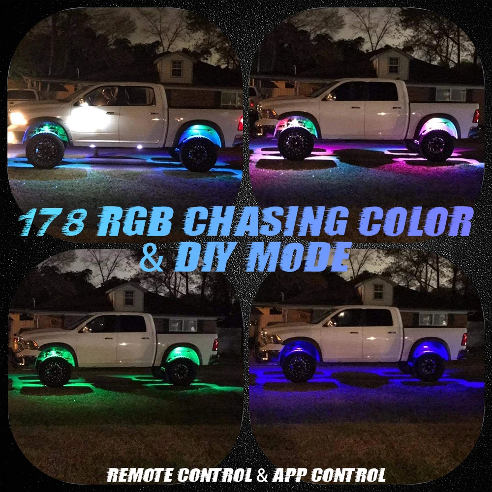 Full Aluminium Multicolor Underglow Neon Offroad Light Kit