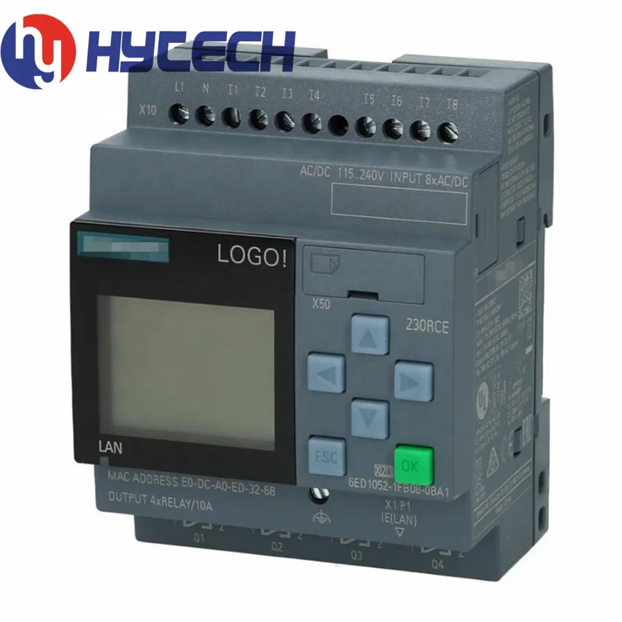 100% New & Original Siemens Logic Module LOGO! 230RCE DI 8/DO 4 6ED1052-1FB08-0BA1 for Siemens logo Plc