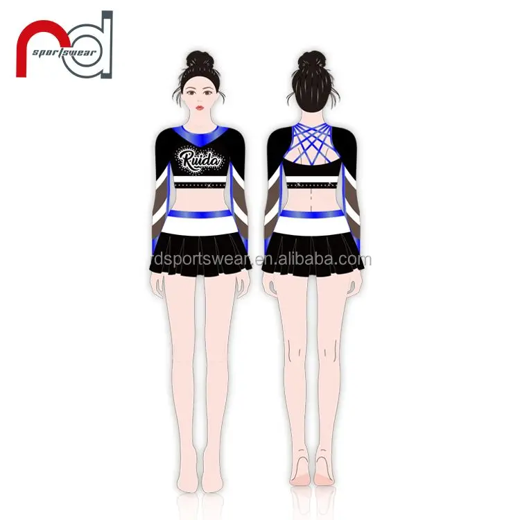 Team Leader Cheer Uniforms Custom Polyester Cheer Uniforms 2020 Cheer  Athletic Uniform